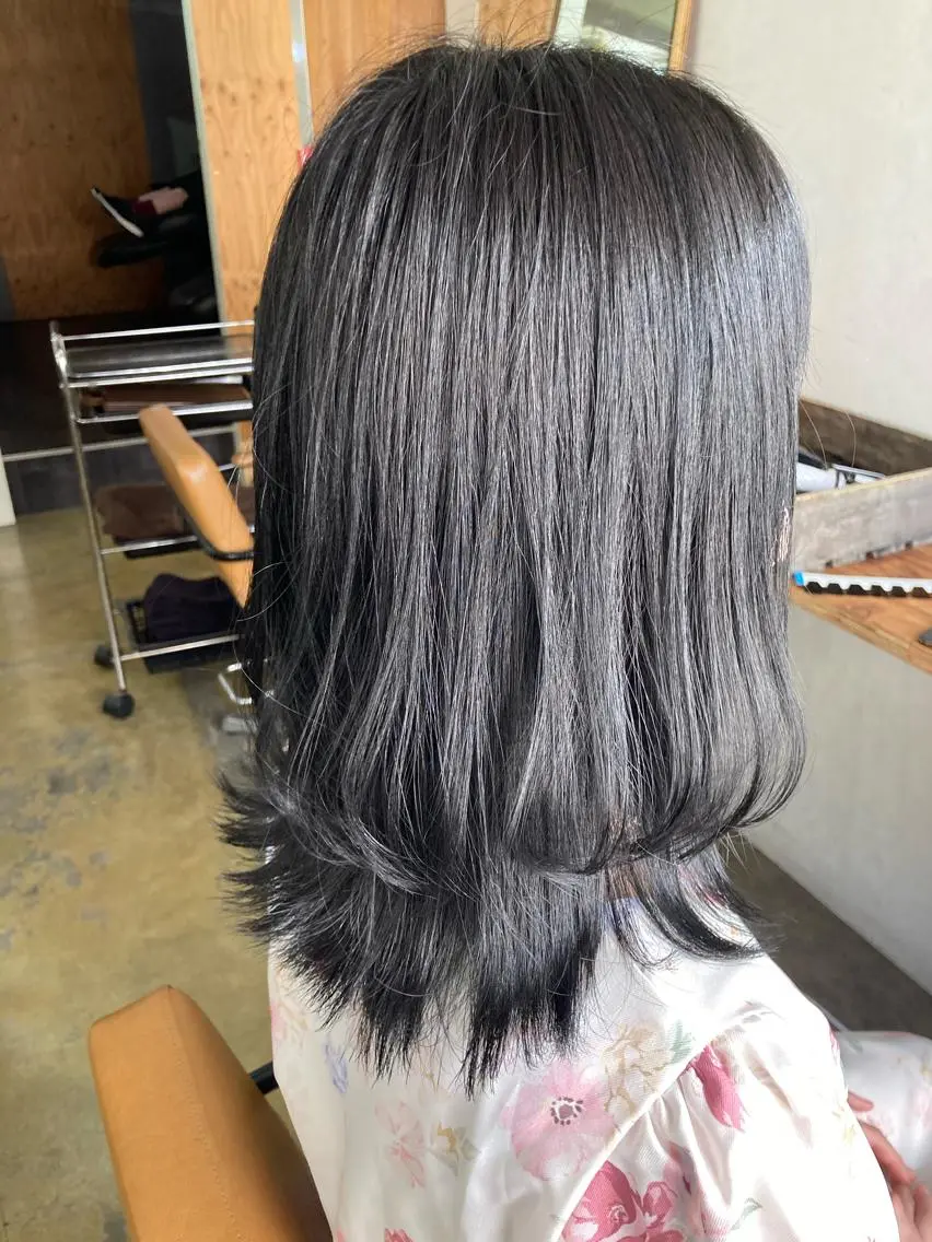 ミディアム くびれヘア くびれレイヤー レイヤーカット カット ヘアカラー トリートメント 🌸髪質改善特化🌸 店長 ゆうやのヘアスタイル