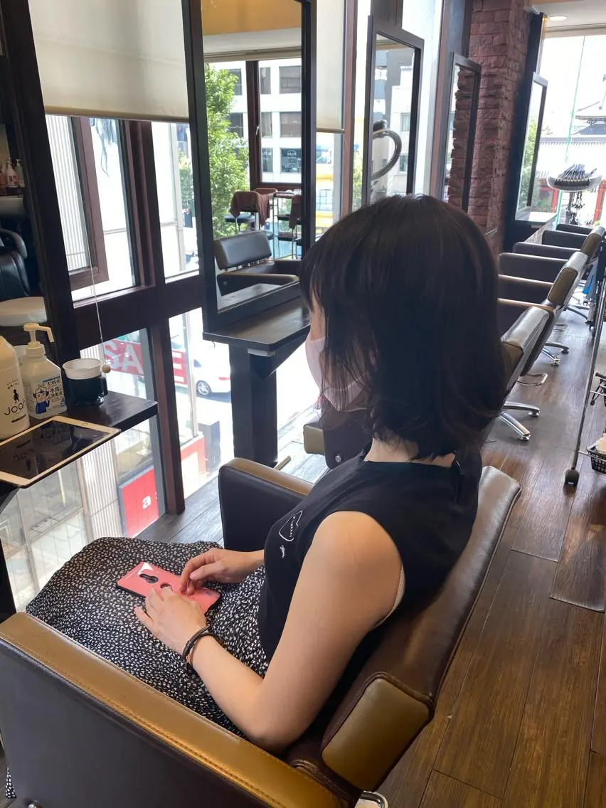 ミディアム ラベンダーベージュ ヘアカラー トリートメント ヘッドスパ ヘアセット 【代表】 🌟MASA🌟美髪のヘアスタイル