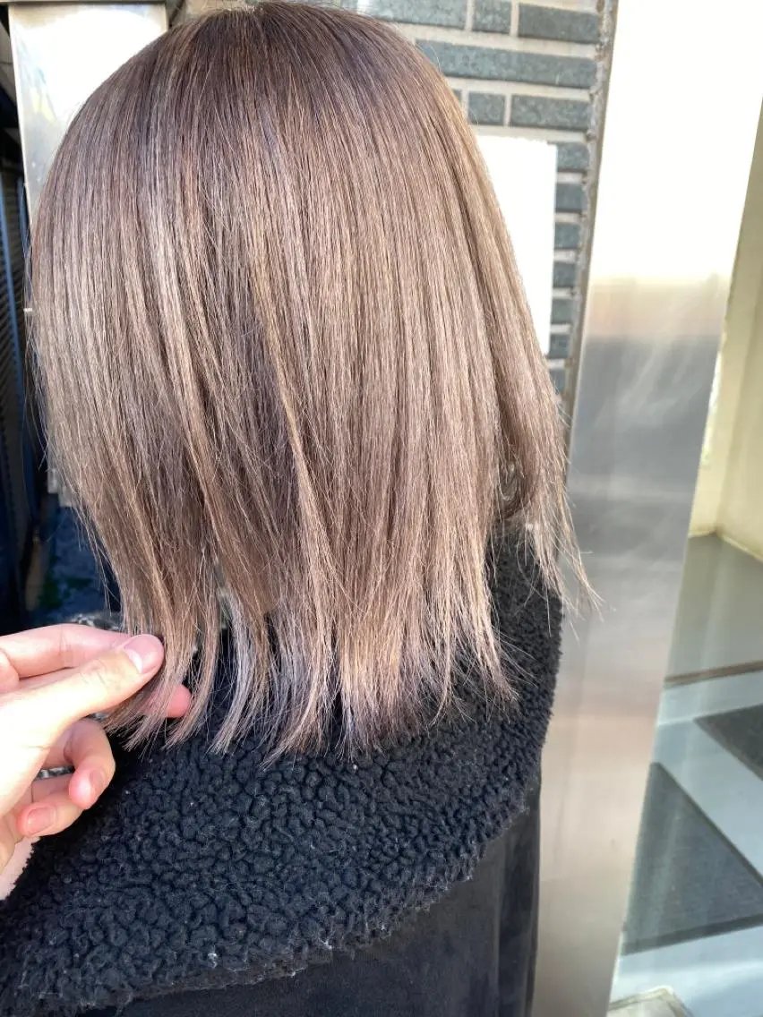 ミディアム カラー 美髪改善・レイヤー tadasuke⭐️のヘアスタイル