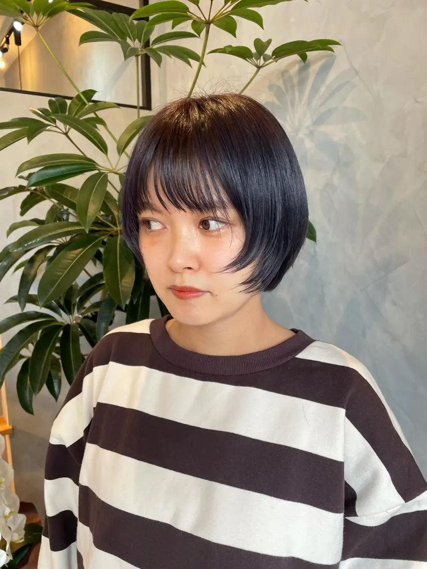ショート カラー 顔周りカット ショートヘア Basis 田口豪司のヘアスタイル