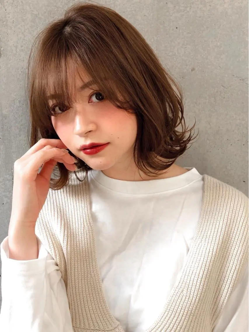 ミディアム レイヤー×髪質改善✨ 渋谷/佐藤侑哉のヘアスタイル