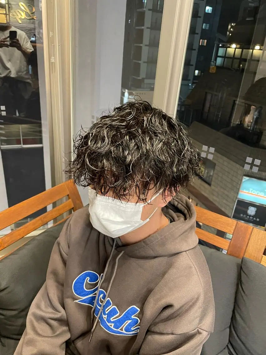パーマ メンズ 【men's Lapis横浜】海人のヘアスタイル