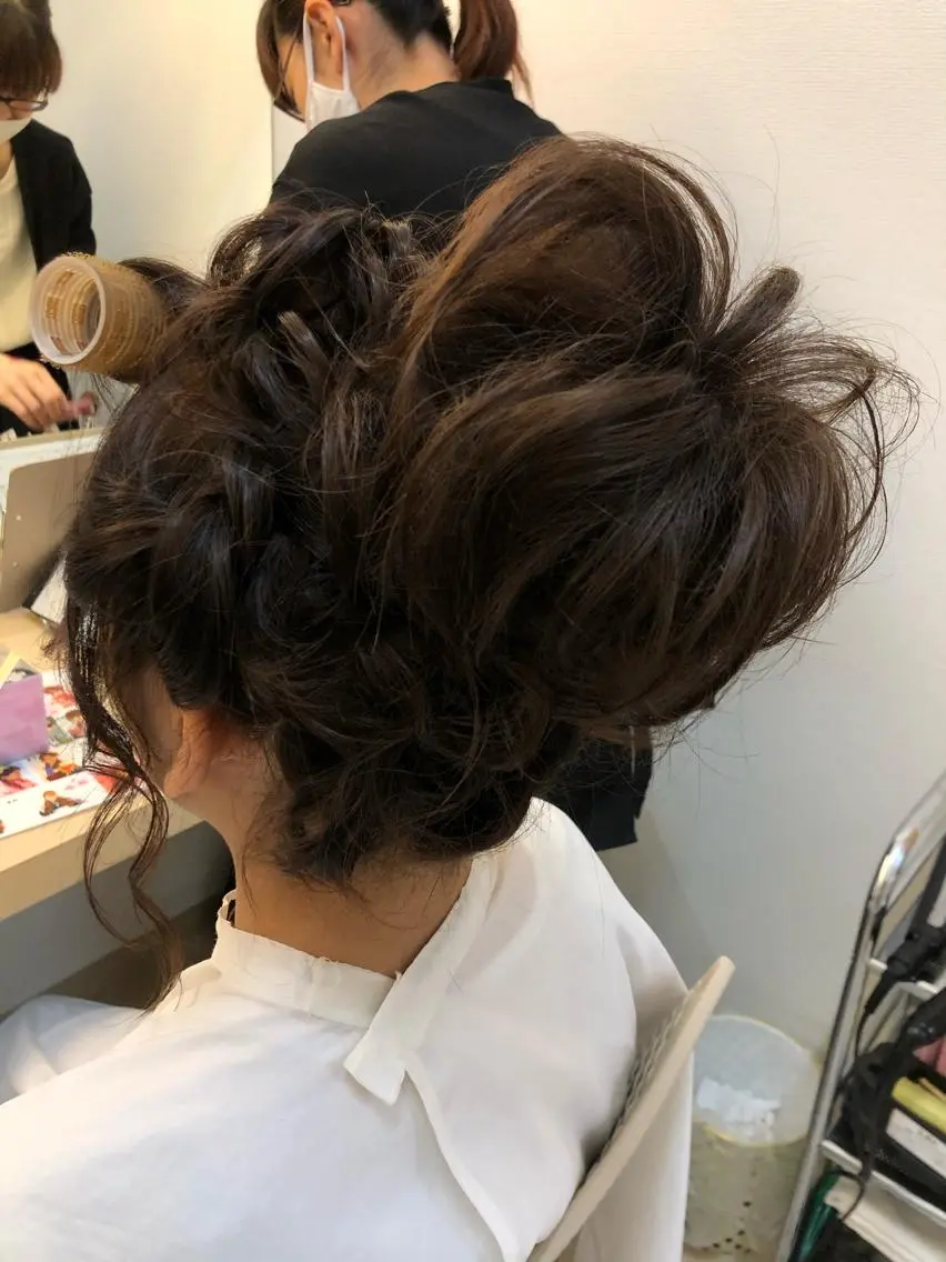 ヘアアレンジ ヘアセット HempBeauty 浅野アサミのヘアスタイル