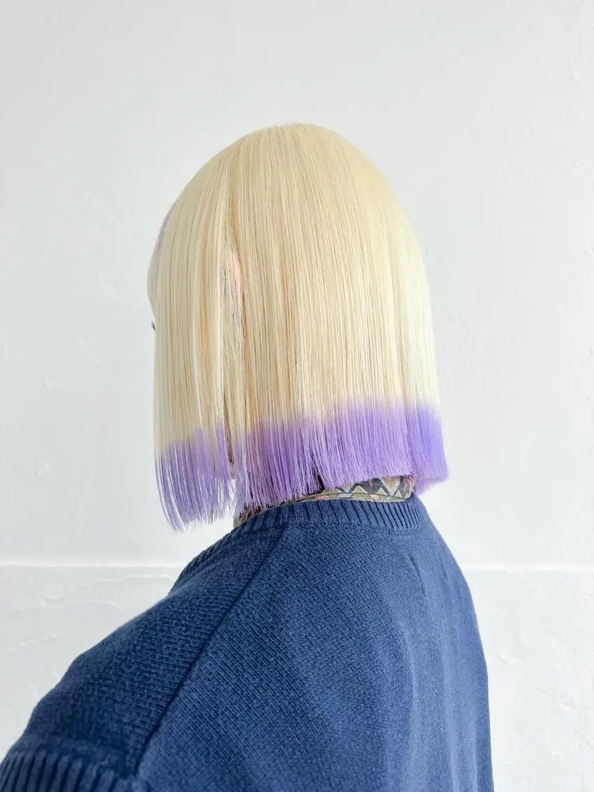 ショート カラー ヘアカラー ハイトーン特化サロン 代表 中谷蓮のヘアスタイル