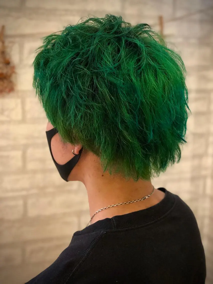 ショート メンズ メンズブリーチ カット ヘアカラー 🌸Cielo🌸 KENのヘアスタイル
