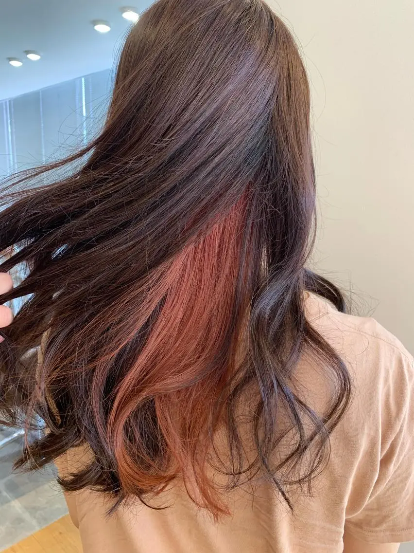 ロング カラー 開發 紗貴のヘアスタイル