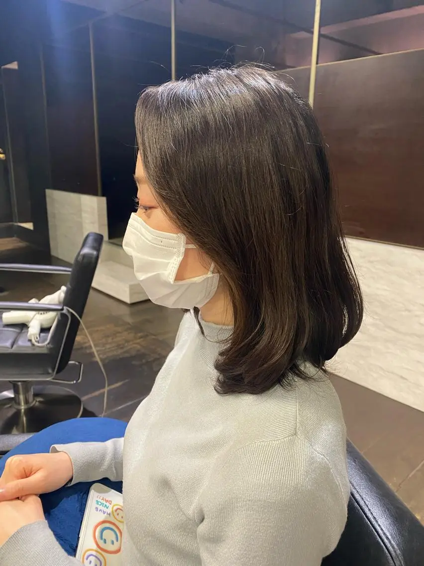 ミディアム パーマ 木村【似合わせ ショート/ボブ】のヘアスタイル