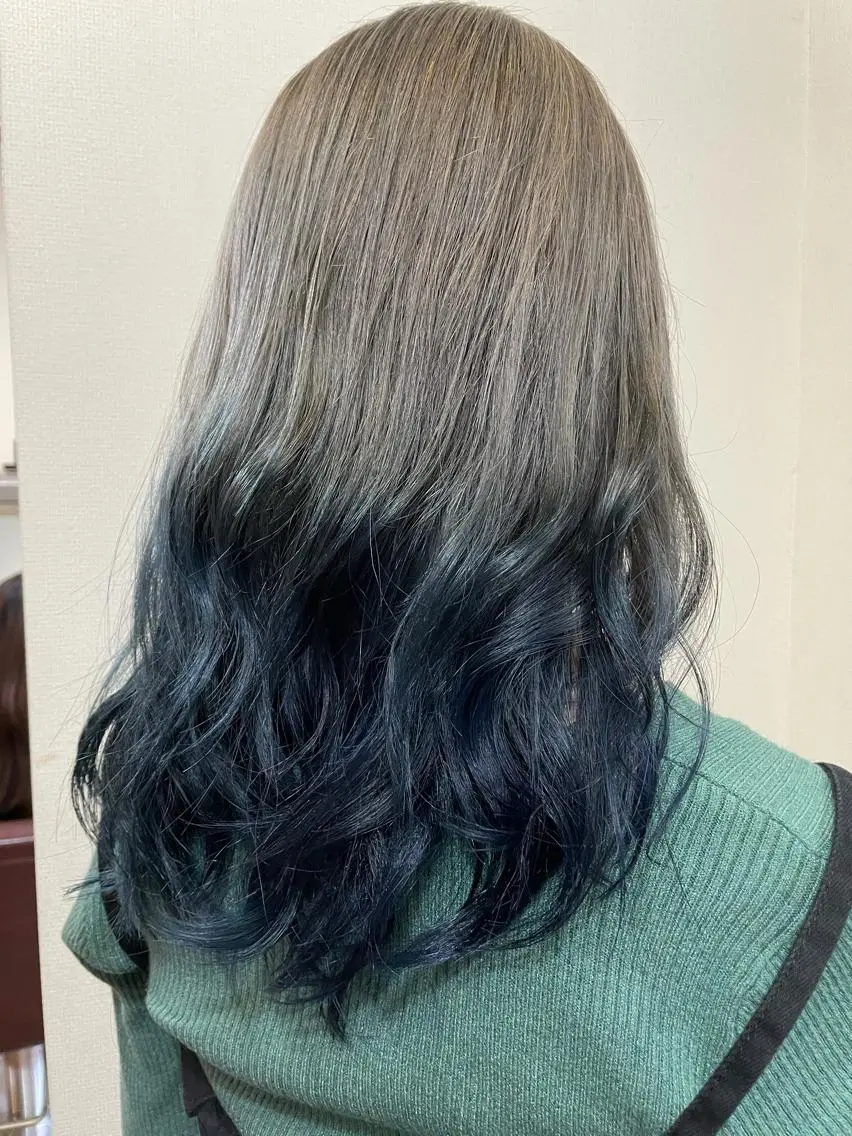 セミロング ヘアカラー トリートメント 縮毛矯正の達人 ☆ 松本のヘアスタイル