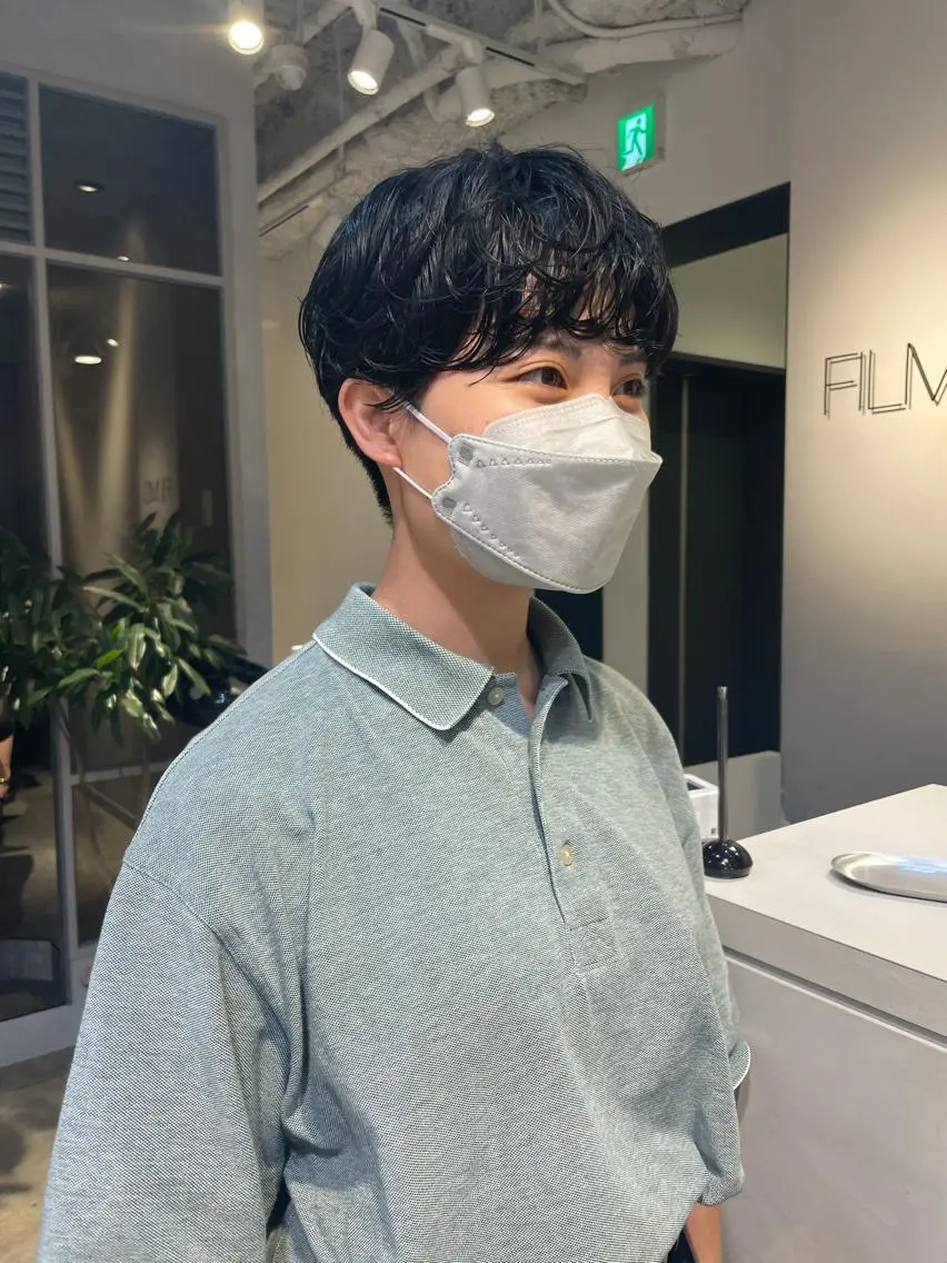 ショート パーマ 斉藤 瑞恵のヘアスタイル