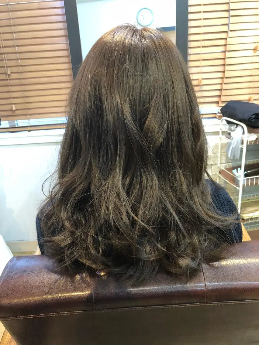 ミディアム カラー 増山 大起のヘアスタイル