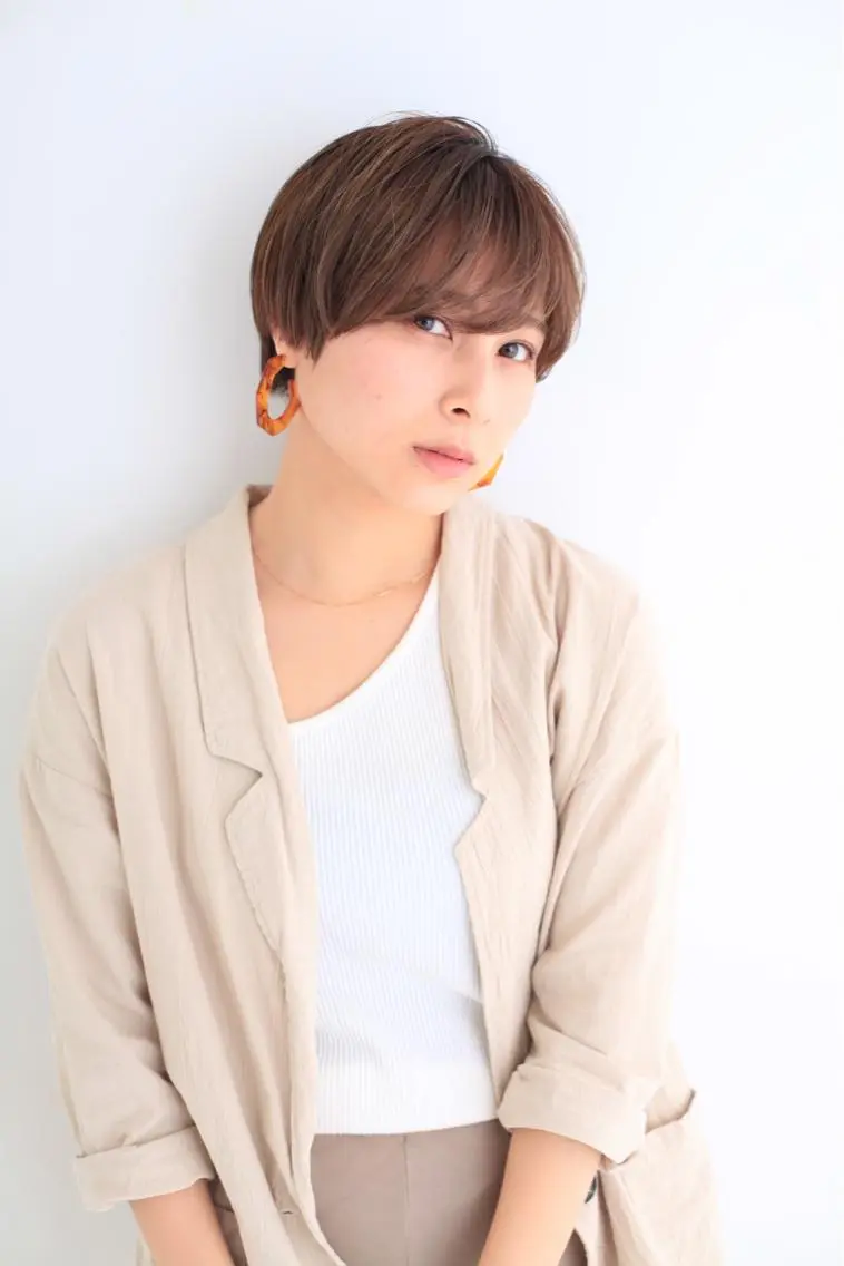 ショート カラー NYNY四條畷店 森 亮人のヘアスタイル