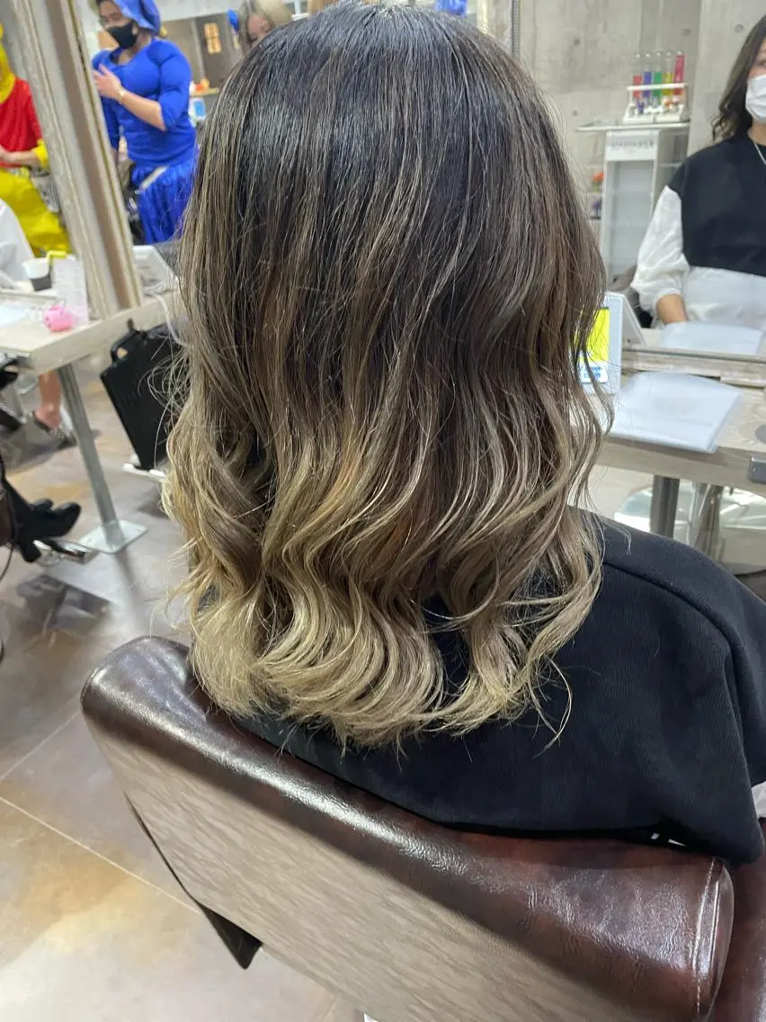 ロング カラー パーマ ヘアアレンジ メンズ キッズ ネイル マツエク・マツパ アイブロウ 北千住10分 肥高　壮汰のヘアスタイル