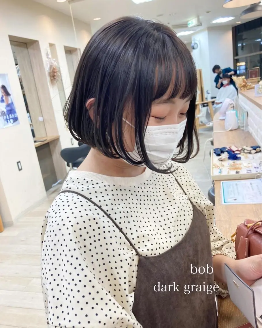 ショート カラー 切りっぱなしボブ ショートボブ ハンサムショート グレージュ ボブ カット ヘアカラー トリートメント 初めてのショート お任せください✂️のヘアスタイル