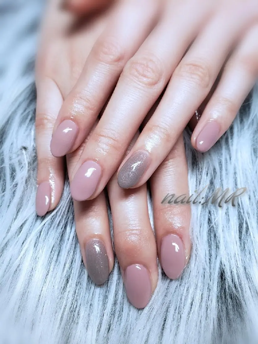 ネイル ワンカラーネイル ピンク ピンクベージュ Nail salon Coco【溝の口駅】のネイルデザイン