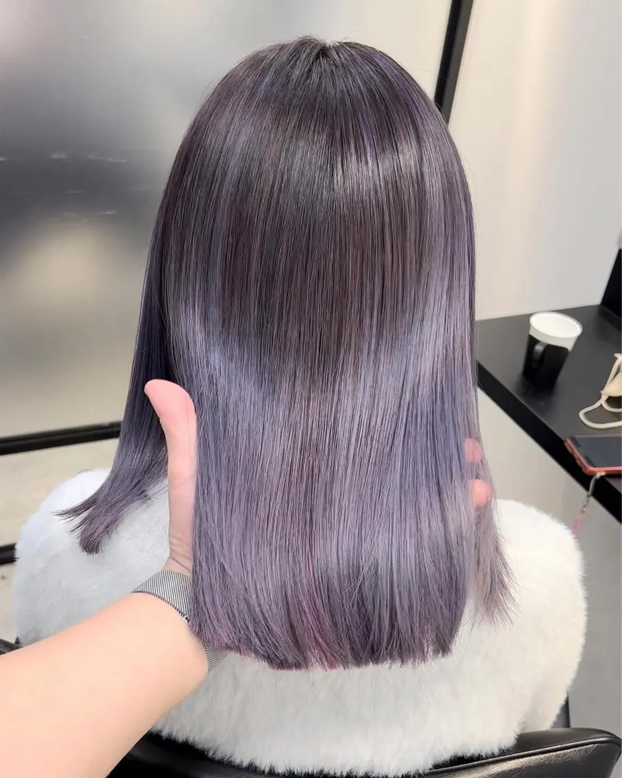 ショート ヘアカラー トリートメント 及川シゲル 髪質改善講師のヘアスタイル