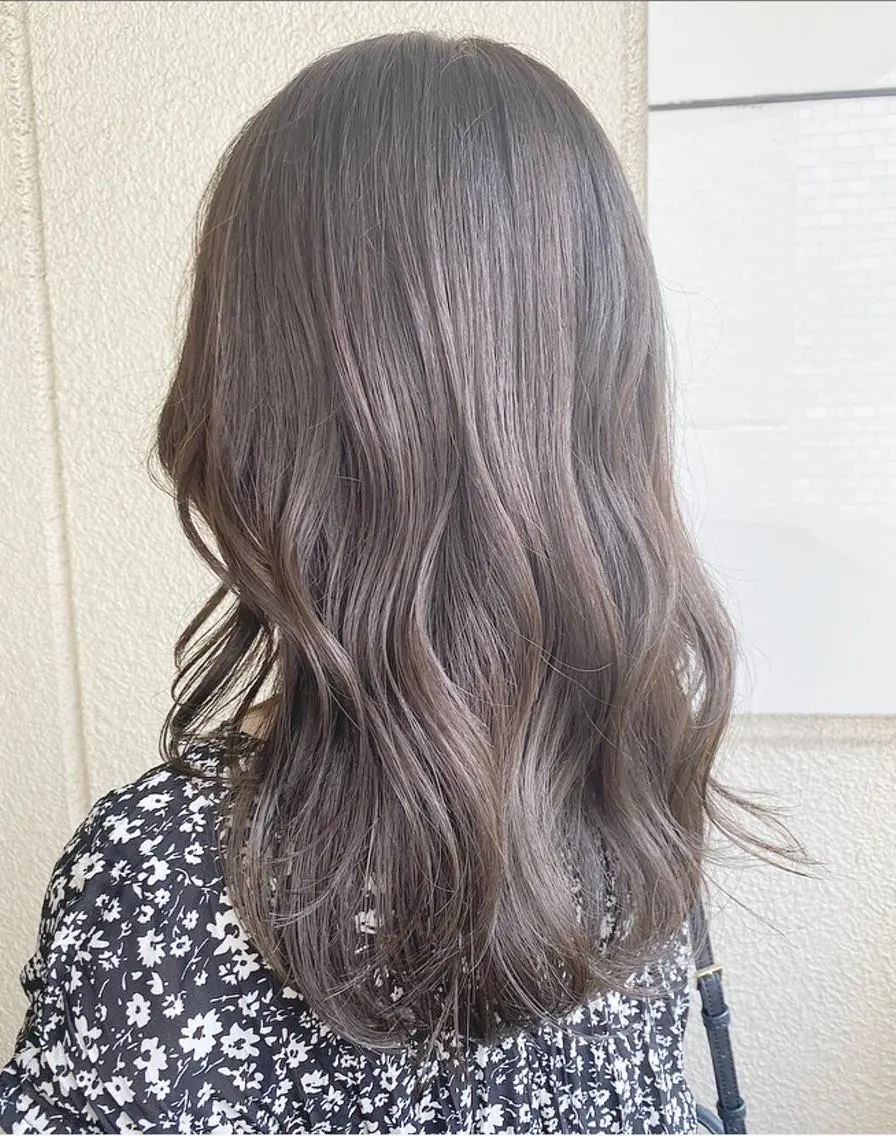 セミロング カラー パーマ ヘアアレンジ メンズ キッズ ネイル マツエク・マツパ メンズ韓国風 ベージュカラー ブラウンカラー ショコラベージュ モカブラウン カット 🌈デザインヘア職人 Kaede🌈のヘアスタイル