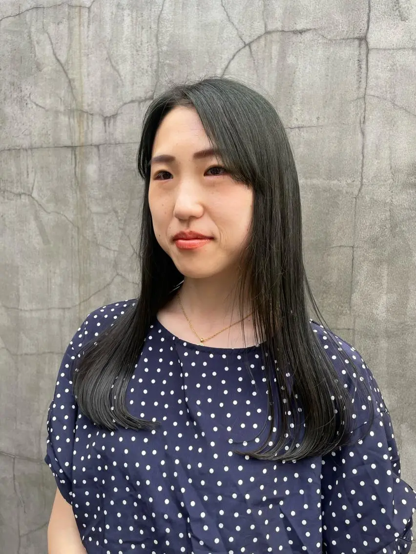 ロング カラー パーマ ヘアアレンジ ヘアカラー 縮毛矯正 トリートメント くびれレイヤー/艶 カラー　MADOKAのヘアスタイル