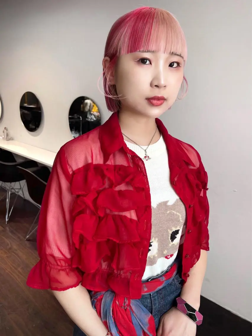 ショート カラー ヘアカラー トリートメント ヘアセット 🧡色落ちまで2度 楽しめる🧡ヨシキのヘアスタイル