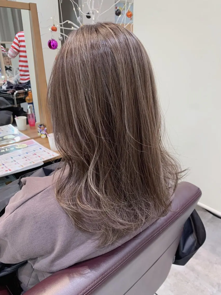 ロング カラー HAREru. モデル募集【戸塚】のヘアスタイル