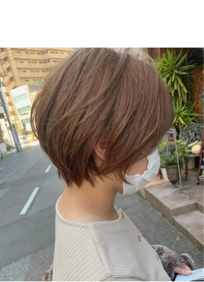 ショート ボブ/ショート/レイ ヤーセトcovo代表のヘアスタイル