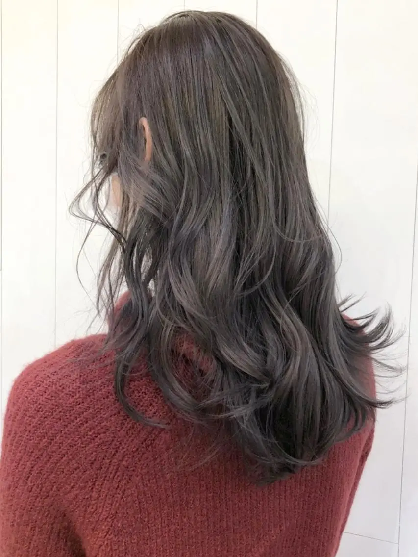 セミロング カラー パーマ ヘアアレンジ ITbyALBUM 浦和店のヘアスタイル