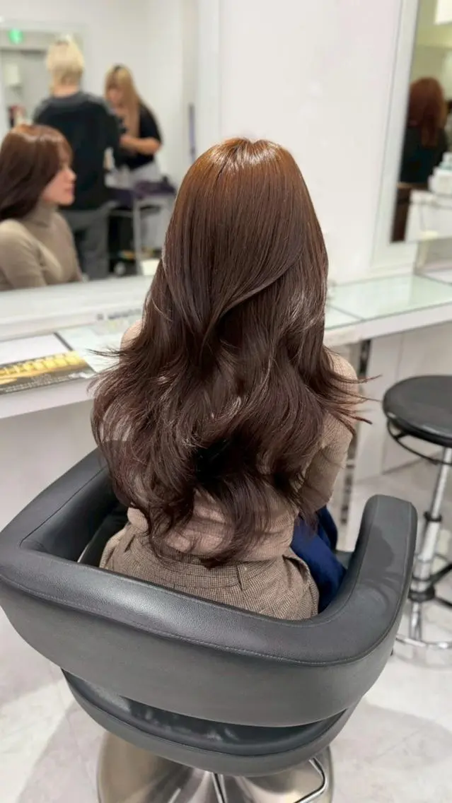 カラー オリーブ🫒 layer🤍天神店のヘアスタイル