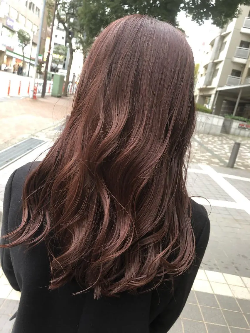 ロング カラー 髪質改善⭐️ 桜場のヘアスタイル
