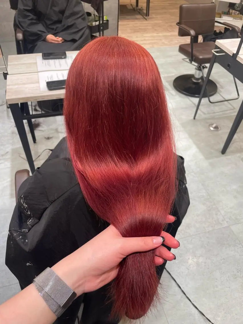ロング ヘアカラー トリートメント ♡似合わせハイトーン ♡maiのヘアスタイル