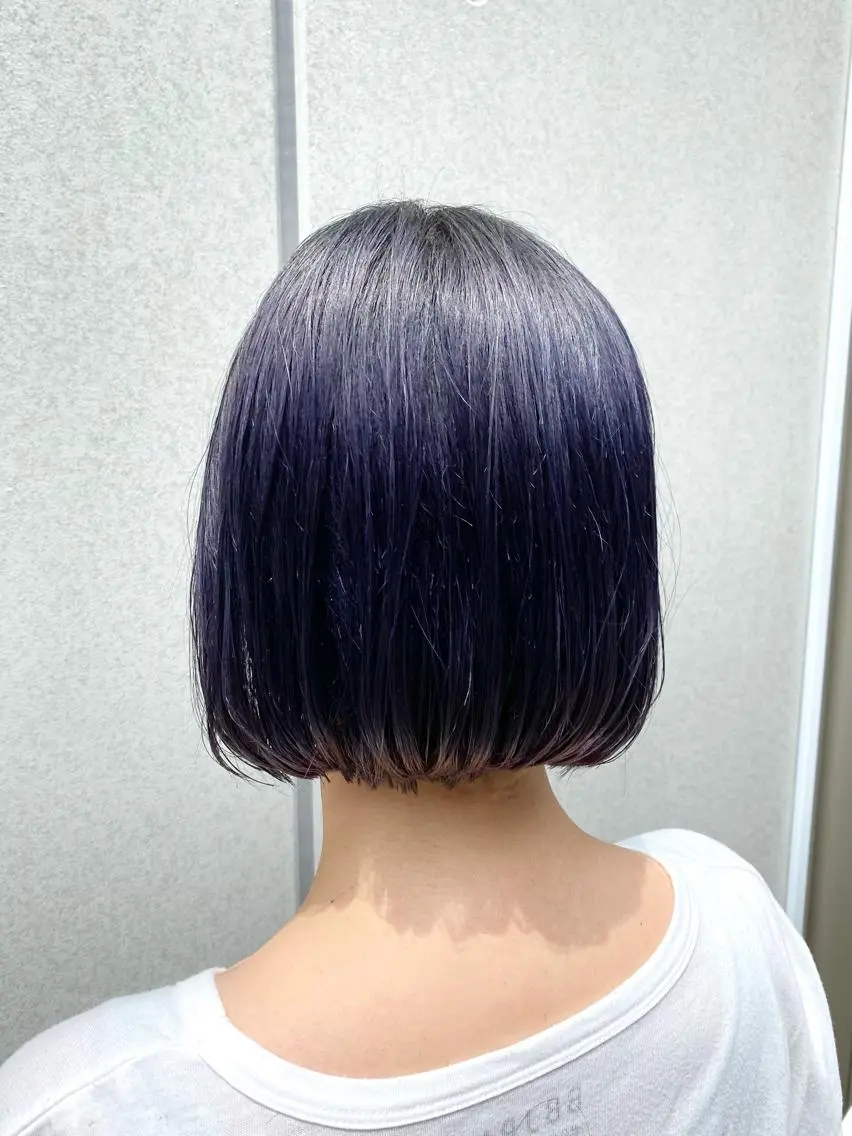 ショート カラー ボブ カット ヘアカラー トリートメント KEN KENのヘアスタイル