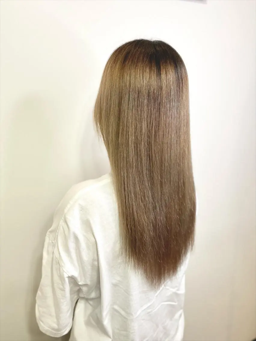 ロング パーマ 縮毛矯正 Luzir⭐︎ GEN⭐︎のヘアスタイル