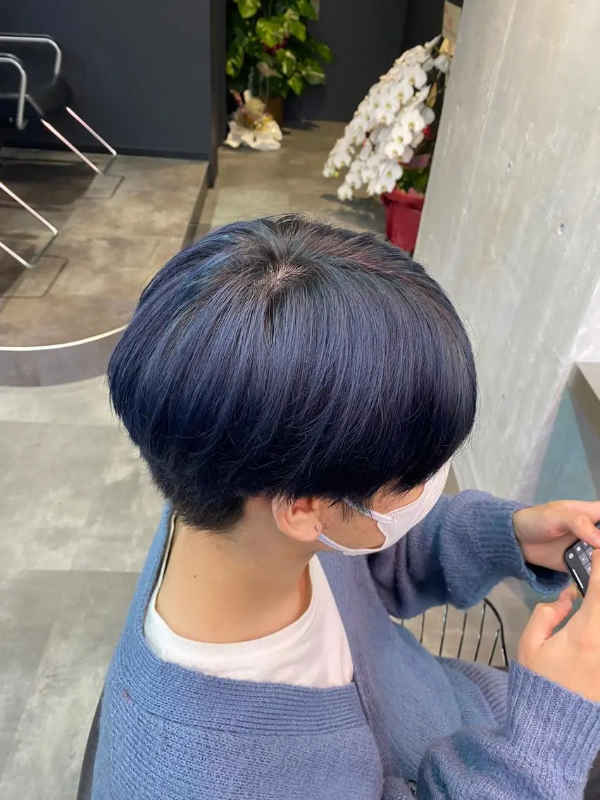 メンズ メンズブリーチ RuBio しょーたのヘアスタイル
