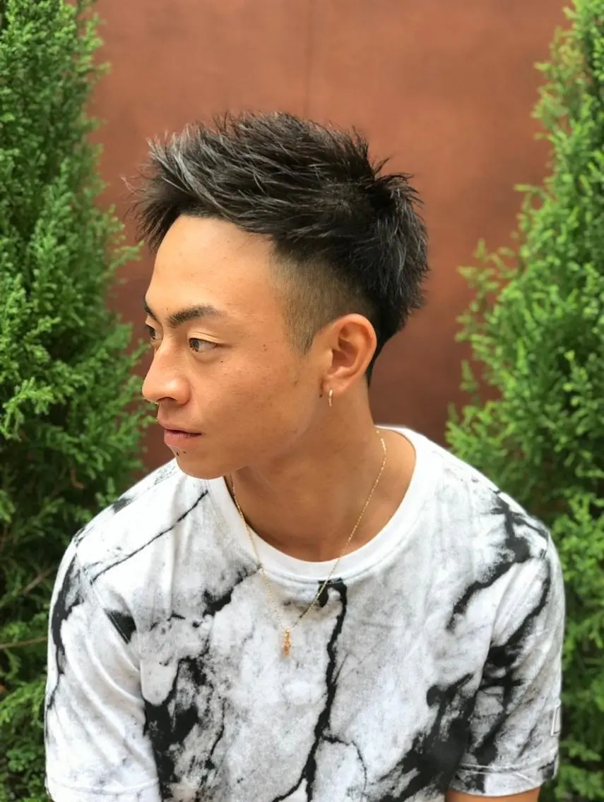 メンズ モヒカン 梅田中崎町メンズ 美容師ユースケのヘアスタイル