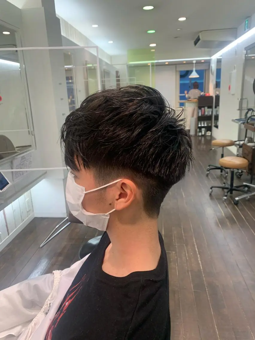 ショート メンズ マッシュ 三矢 ちなつのヘアスタイル