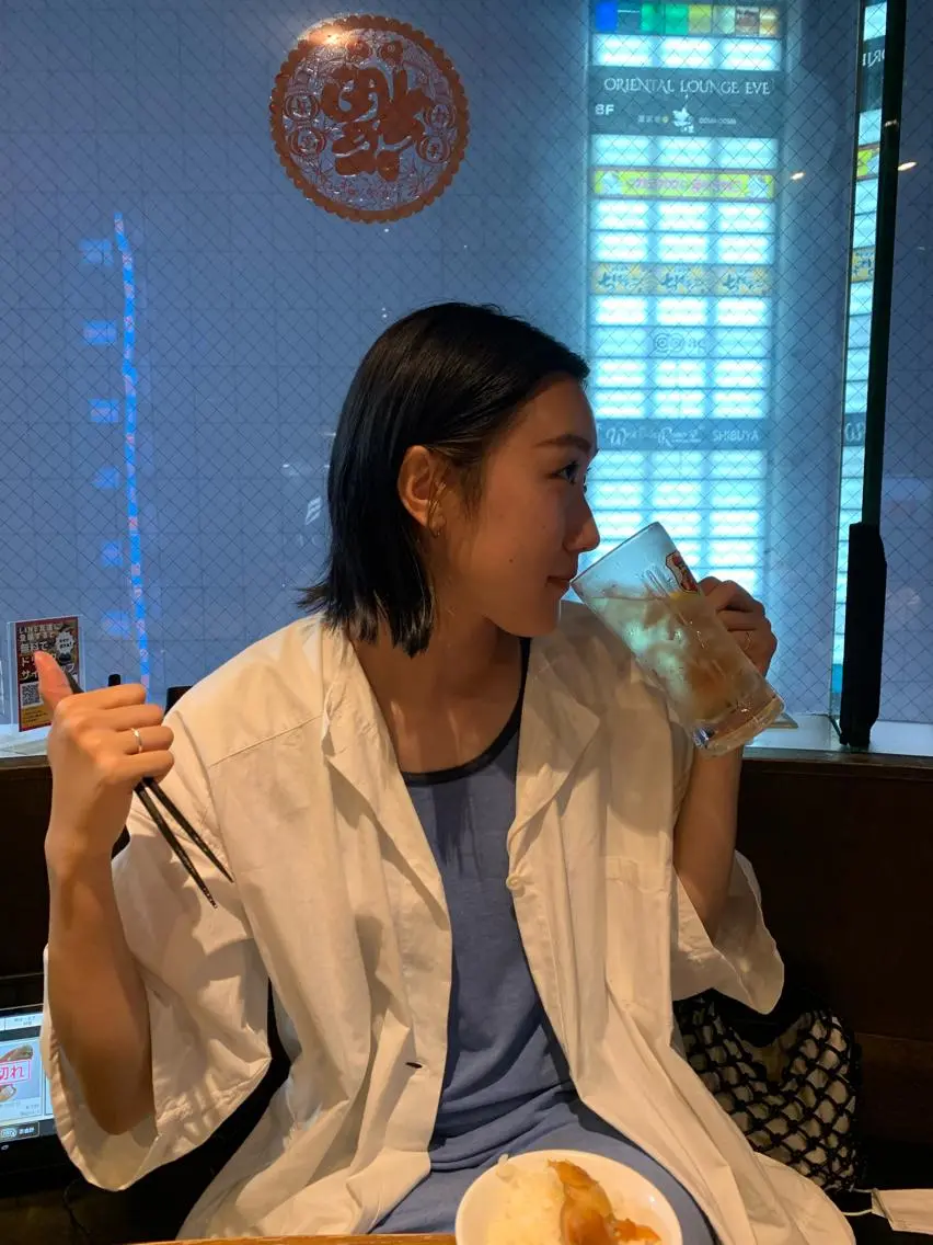 ミディアム ヘアカラー 小島 颯太のヘアスタイル