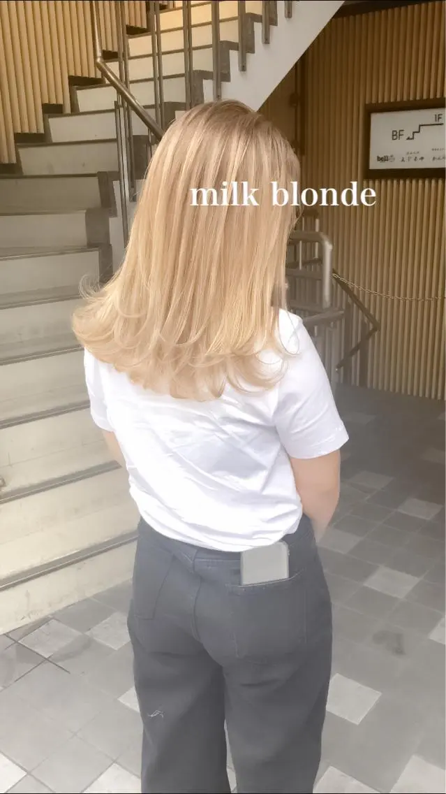 ロング カラー ヘアカラー Selenehair 三条本店のヘアスタイル