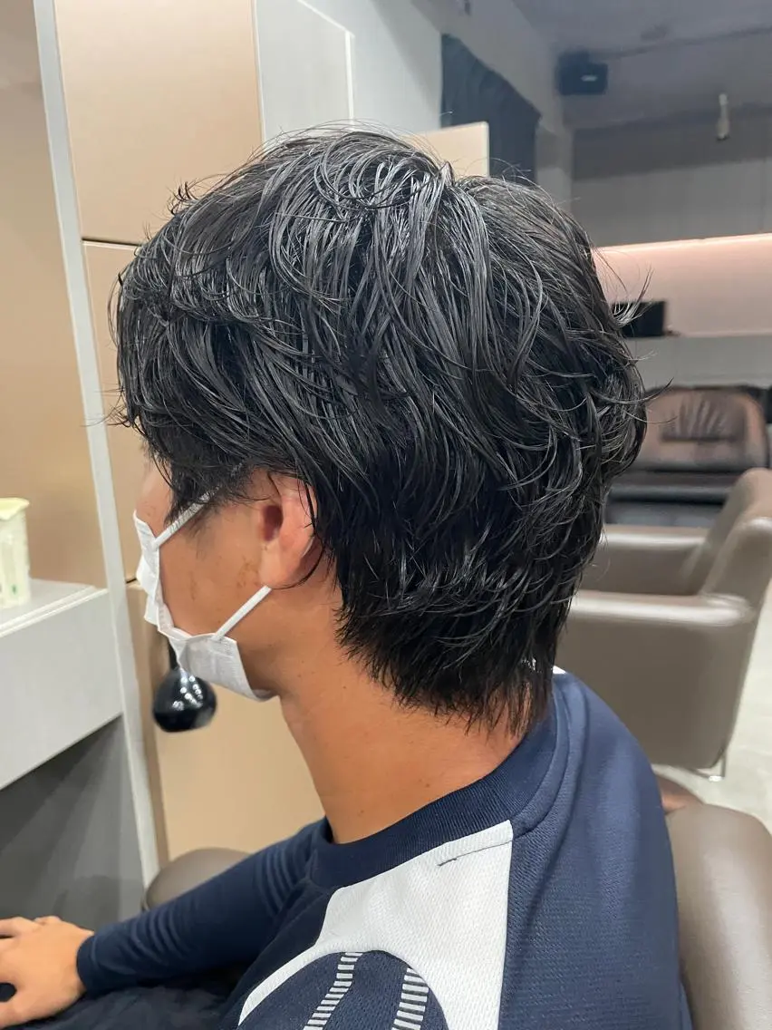 ショート パーマ メンズ カット 吉田一輝 外国人パーマのヘアスタイル