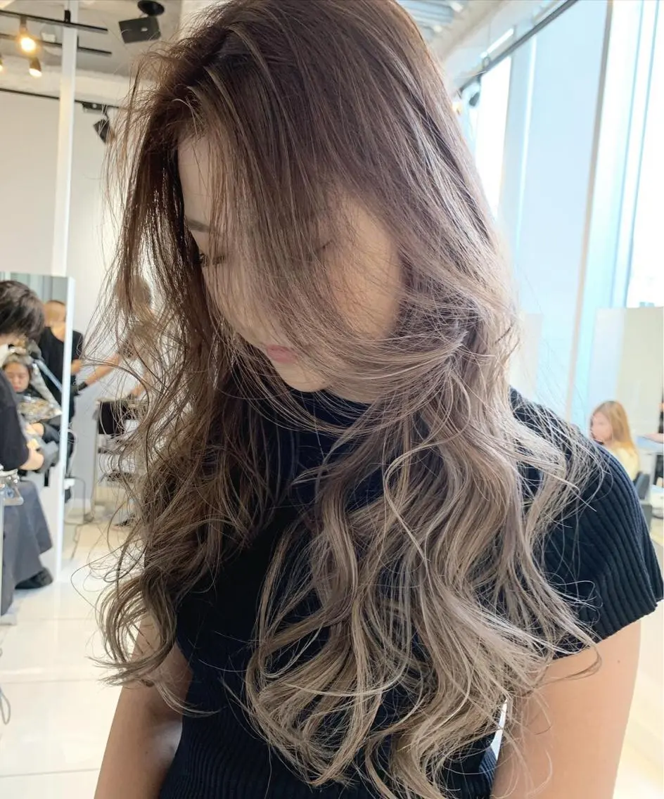 ロング カラー ヘアアレンジ 阿部 圭悟のヘアスタイル