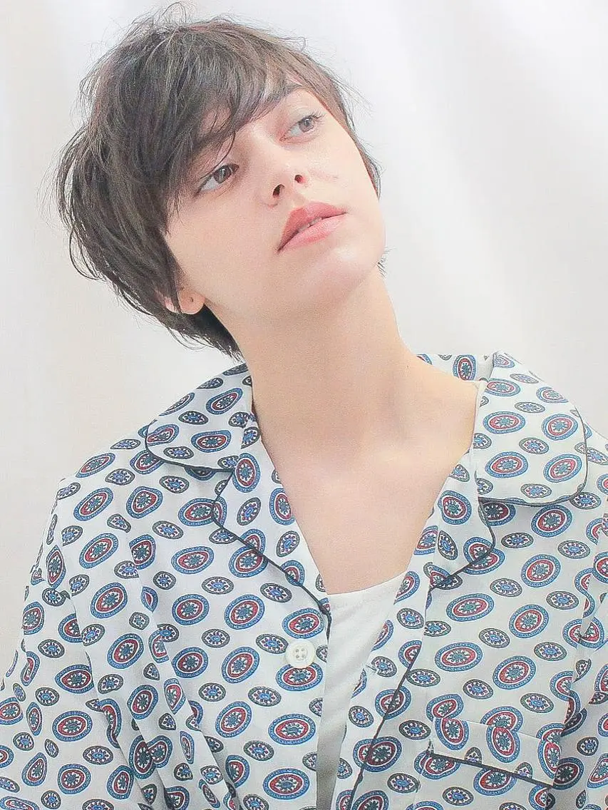 ショート パーマ gite カワムラナオキのヘアスタイル