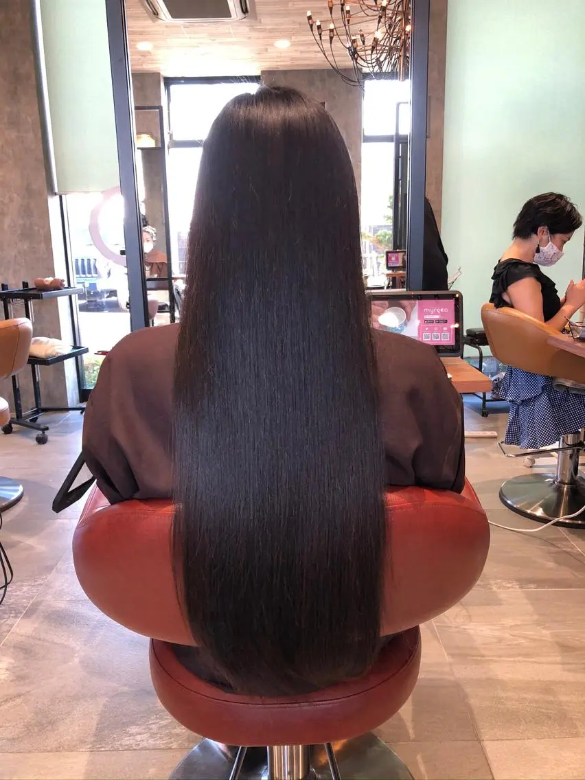 ロング カット 縮毛矯正 杉田 一浩のヘアスタイル