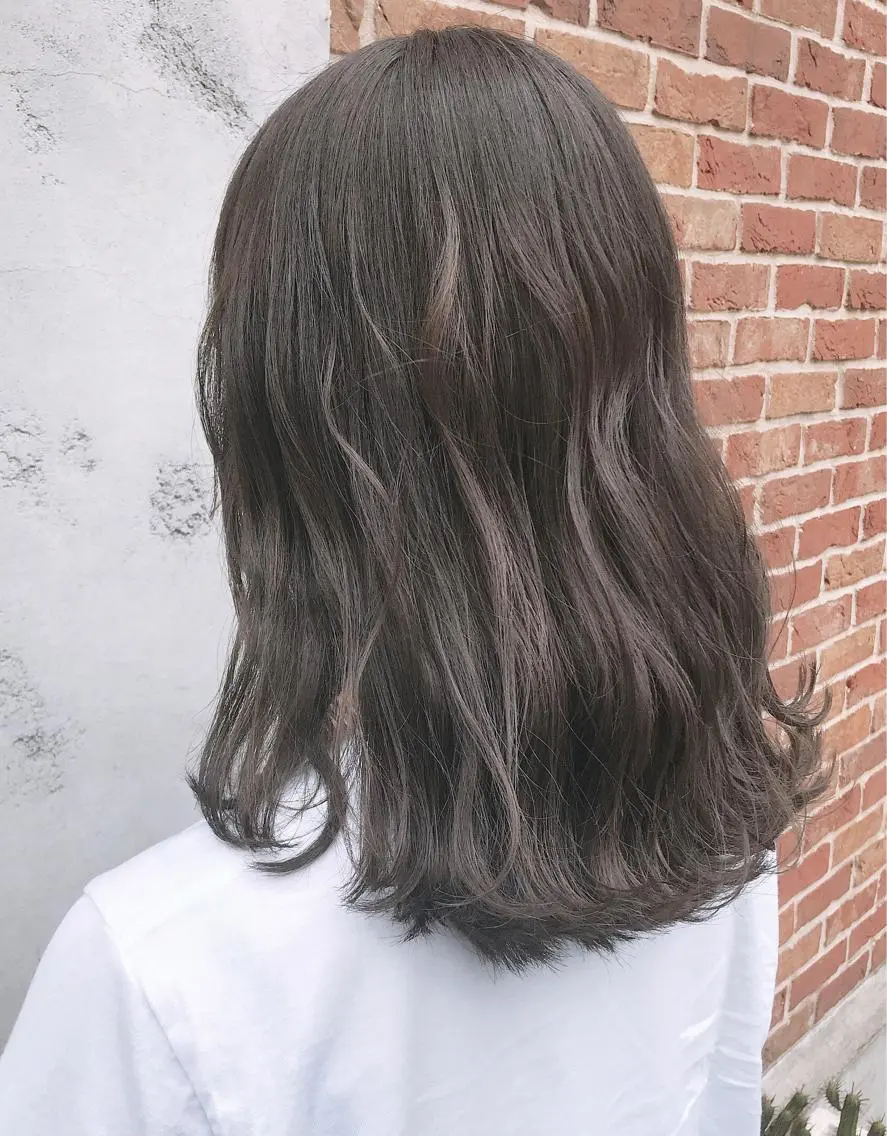 ミディアム カラー ヘアアレンジ ベージュカラー 心斎橋/縮毛矯正/ 髪質改善　吉見勇亮のヘアスタイル