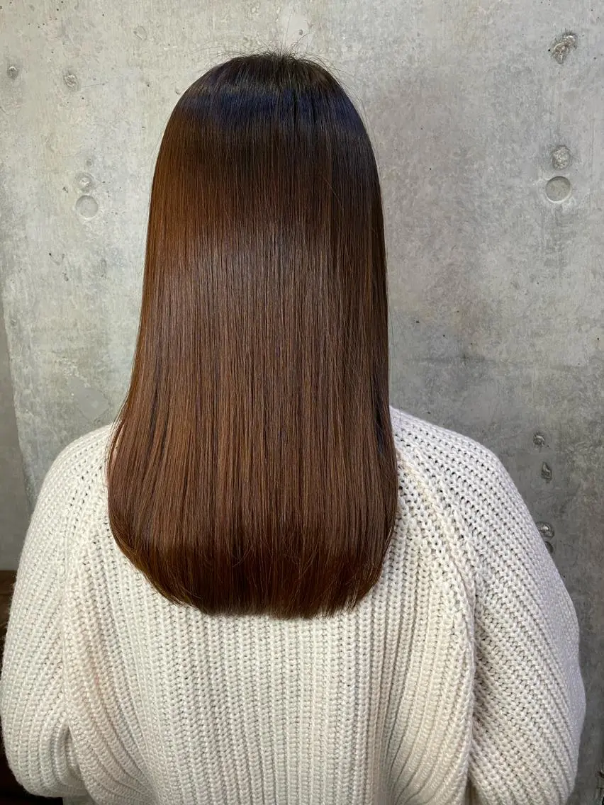 セミロング カット ヘアカラー トリートメント ✨美髪エステ✨ 佐々木みなみのヘアスタイル