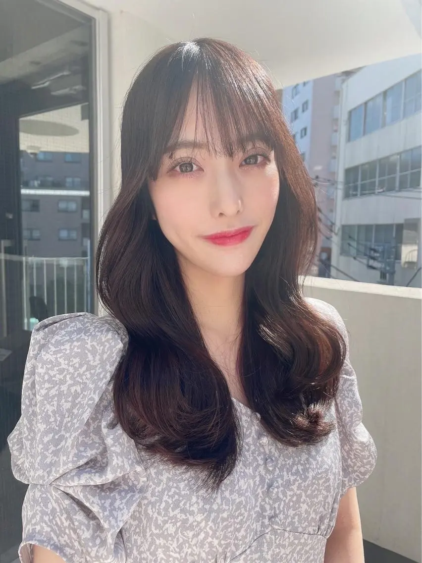 ロング 韓国風ヘア カット 佐藤 蓮のヘアスタイル
