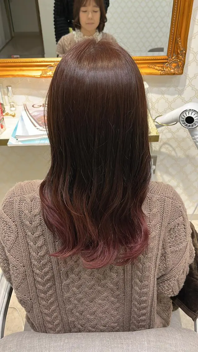 セミロング カラー メンズ キッズ Seira 札幌メンズサロンのヘアスタイル