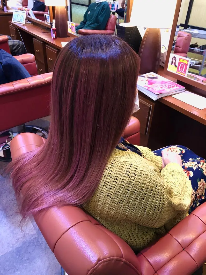 ロング カラー 中田 雅彦のヘアスタイル
