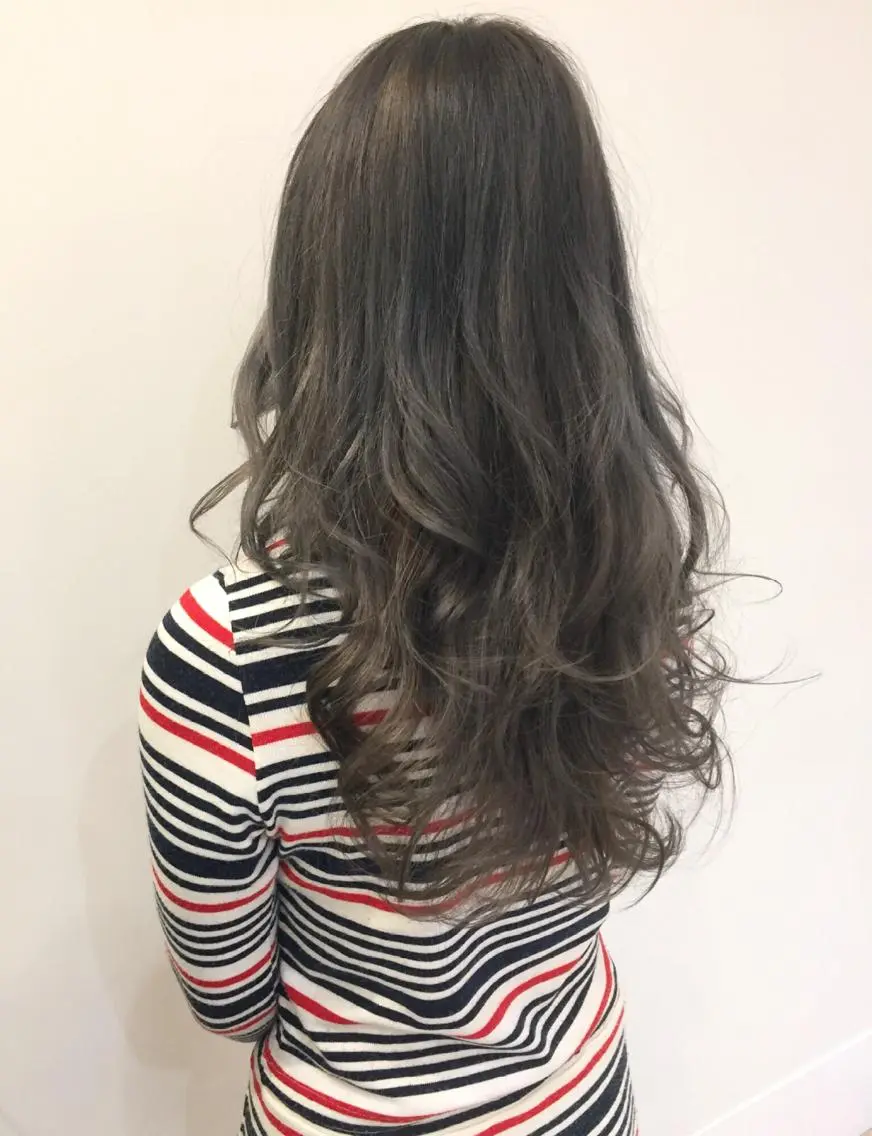 ロング カラー シールエクステ⭐️ オオミタクヤのヘアスタイル