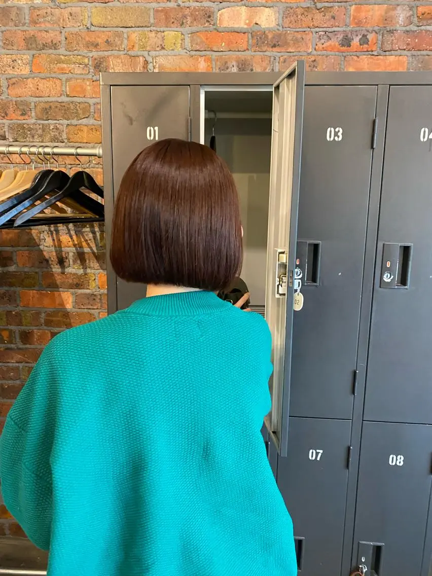 ショート カラー ブラウンカラー オレンジ オレンジブラウン ボブ カット ヘアカラー the BRIDGE 加藤みのりのヘアスタイル