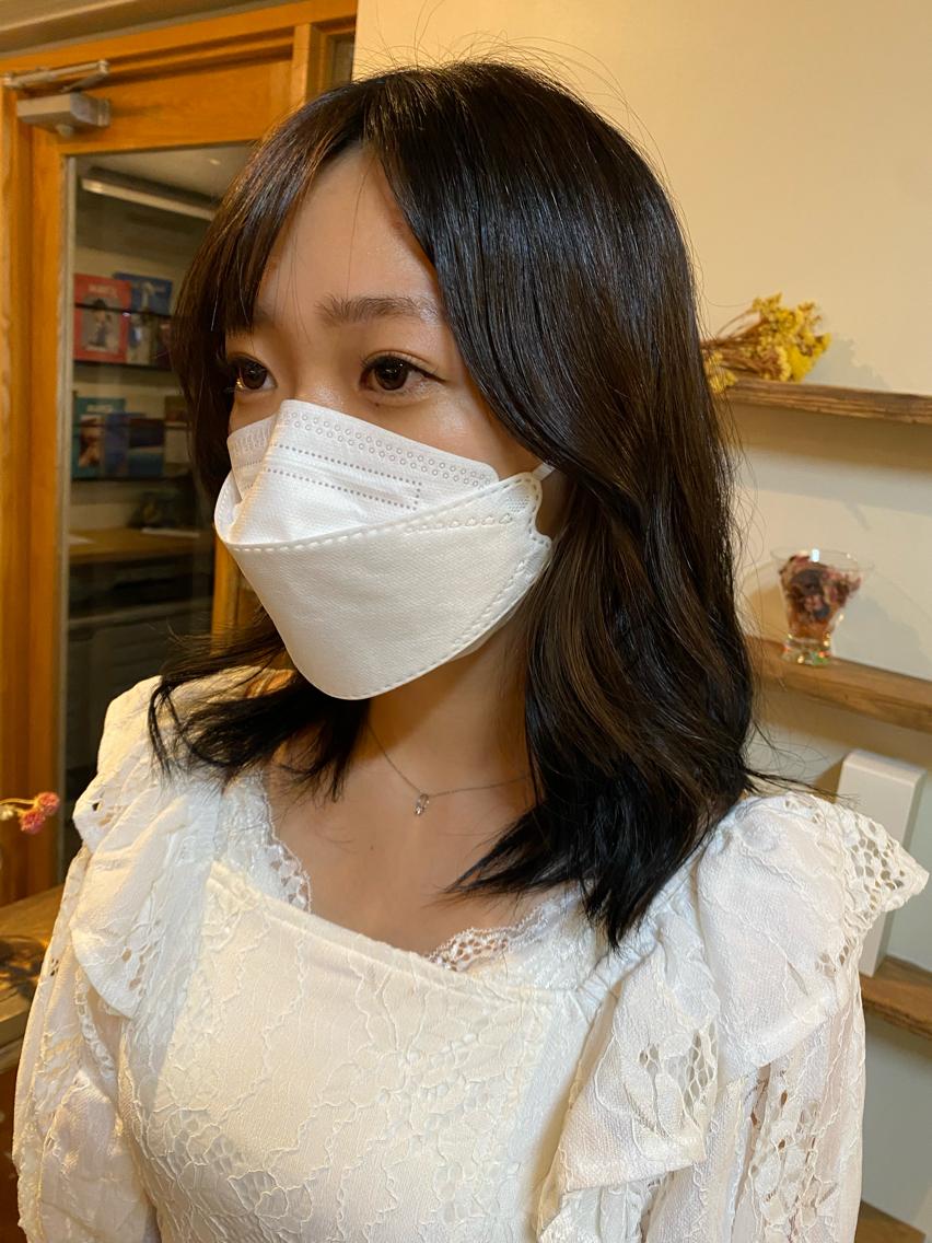 ミディアム ヘアカラー 似合わせが得意 村松慧汰のヘアスタイル