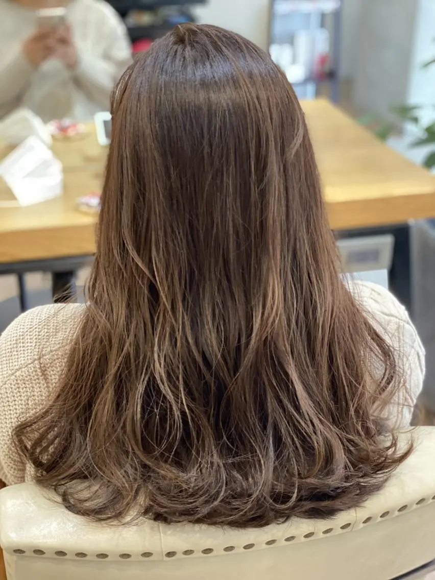 ロング 似合わせ透明感カラー 宇治　ヤマノのヘアスタイル