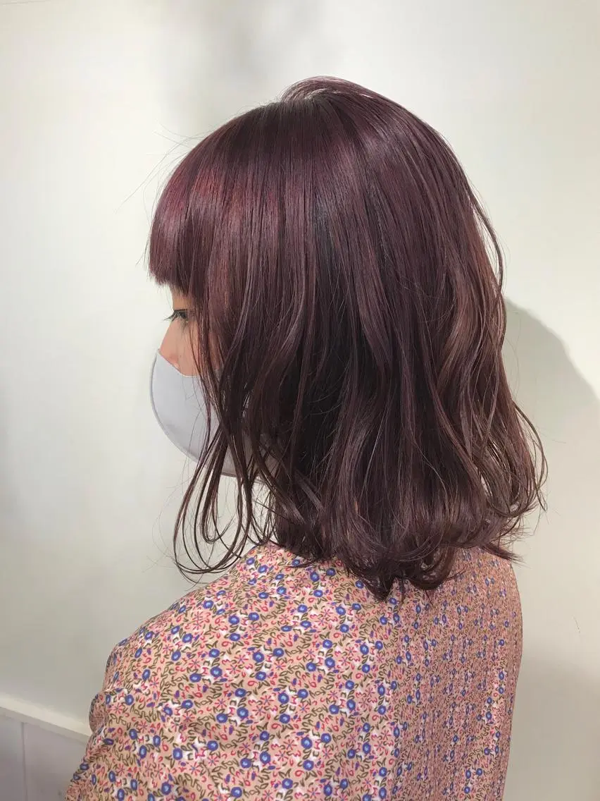 ミディアム アッシュ 清水　ちひろ ✄トップスタイリストのヘアスタイル