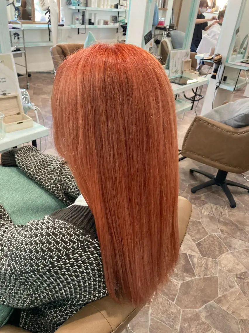 ロング ヘアカラー 大谷 亜依のヘアスタイル